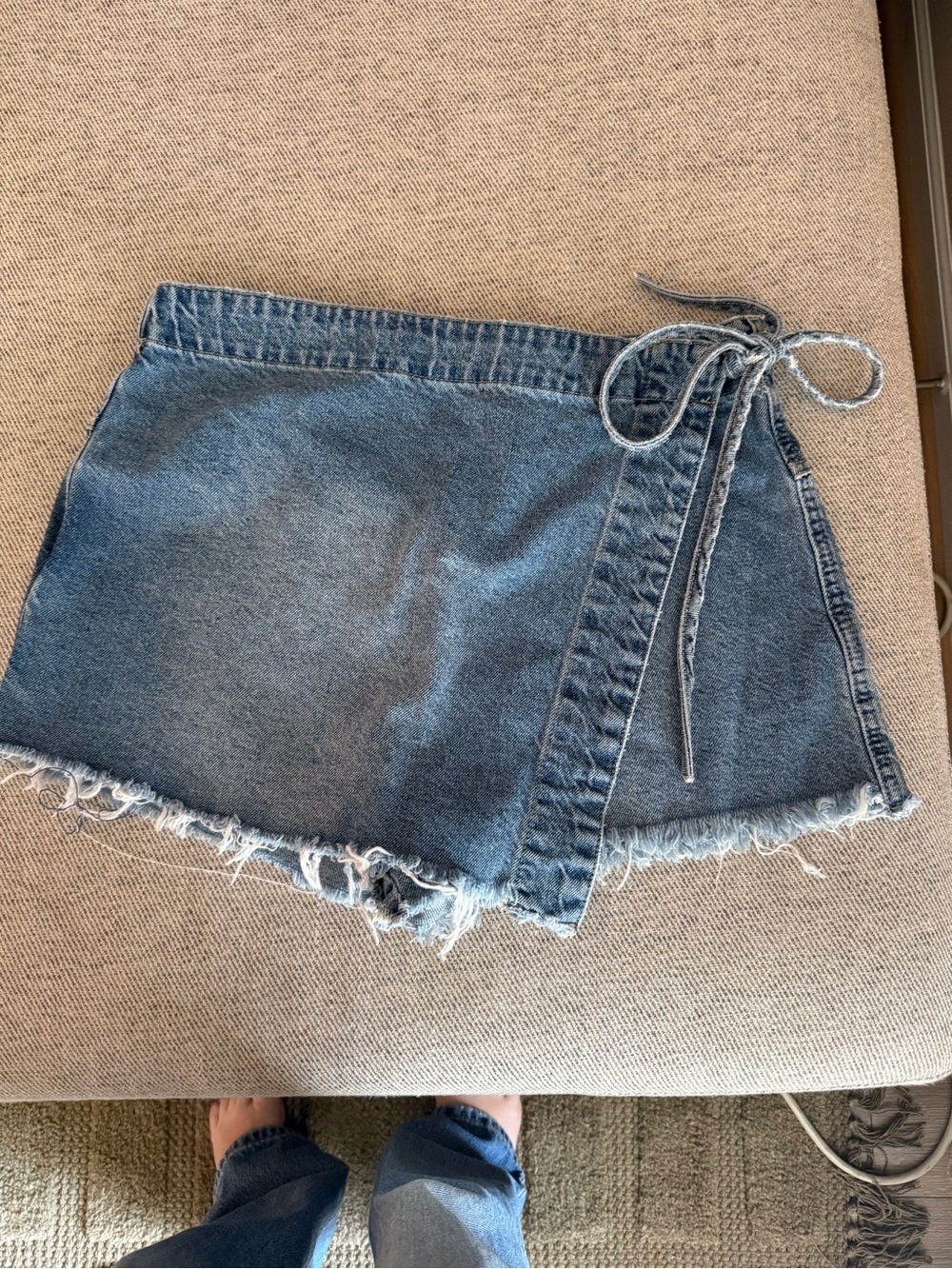 Free People We The Free Emmy Denim Skort - Picture 5 of 9
